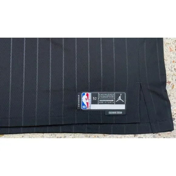 Nike NBA‎ Black Swingman Chicago Bulls #8 Zach Lavine Basketball Jersey Size XL